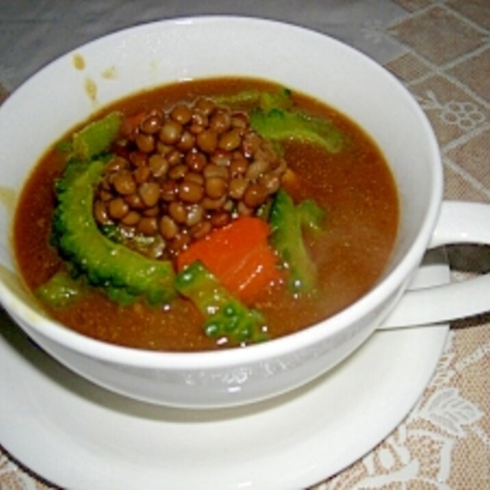 ゴーヤとひよこ豆のカレースープ レシピ 作り方 By ココアケア 楽天レシピ ゴーヤとひよこ豆のカレースープ レシピ 作り方 By ココアケア 楽天レシピ